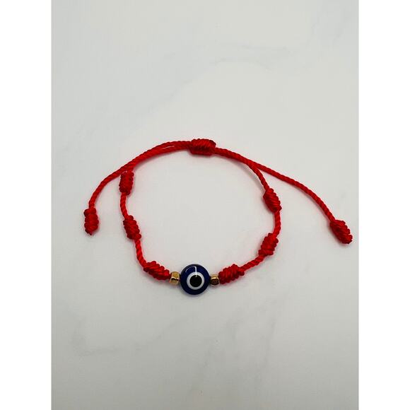 Men women 7 knots kabbalah bracelets red string red cord protection hilo rojo - Picture 2 of 2